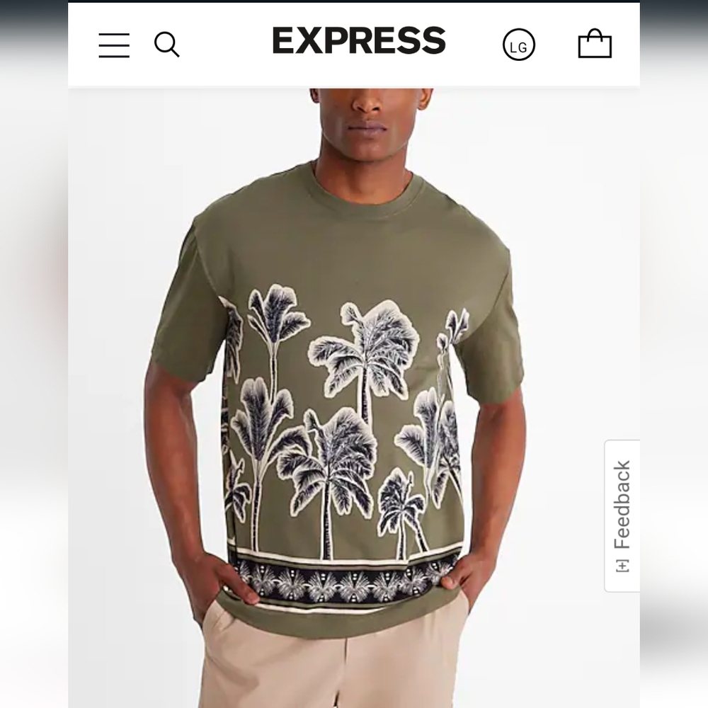 Express Tshirt L New